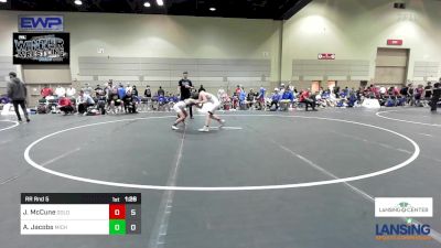 97 lbs Rr Rnd 5 - Jaxon McCune, Gold Rush Wrestling vs Austin Jacobs, Michigan Premier WC - (B)