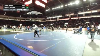 106 lbs Champ. Round 2 - Bryce Bittner, Curtis vs Juan Mateo, Gig Harbor