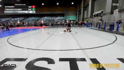 67 lbs Final - AJ Puckett, Alpha Elite vs Theodore Folkens, Maverick Elite Wrestling