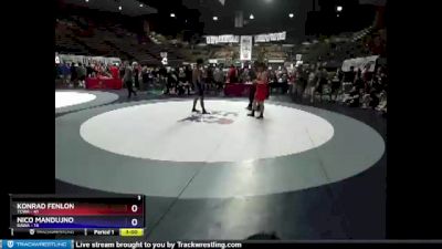 220 lbs Round 2 (16 Team) - Konrad Fenlon, TCWA vs Nico Mandujno, BAWA