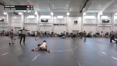76 lbs Round 7 (8 Team) - Mikeal Jones, Contenders WA Blue vs Jason Jones, The Wrestling Mill