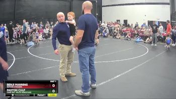 38 lbs Quarterfinal - Paxton Culp, Cane Bay Youth Wrestling vs Benji Manning, Buford Stingers