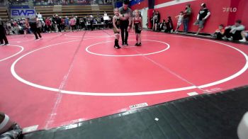 83 lbs Rr Rnd 3 - Laela Sutherland, Pawhuska Elks Takedown vs Mattison Scroggins, Coweta Tiger Wrestling