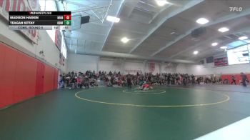 100 lbs Cons. Round 3 - Teagan Kittay, Conifer vs Madison Haskin, North Fork