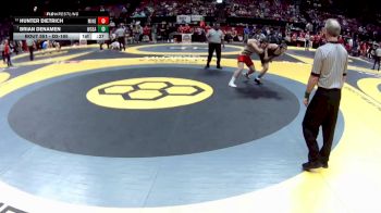 D2-165 lbs 5th Place Match - Hunter Dietrich, Minerva vs Brian Denamen, West Geauga