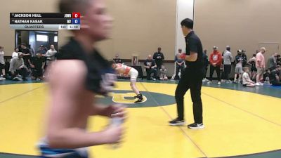 100 lbs Quarters - Jackson Hull, Journeymen Wrestling vs Nathan Kasak, M2