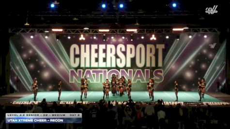 Utah Xtreme Cheer - Recon [2026 L4.2 Senior - D2 - Medium Day 2] 2026 CHEERSPORT National All Star Cheerleading Championship