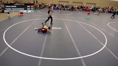 12U - 78 lbs Cons. Round 4 - Isaac Morin, Jack Pine Savage Wrestling vs Daniel Trakhtenberg, Wayzata Youth Wrestling