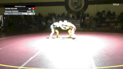 175 lbs Round 1 (4 Team) - Caleb Collins, Dripping Springs High School vs Roland Guedea, San Antonio Johnson