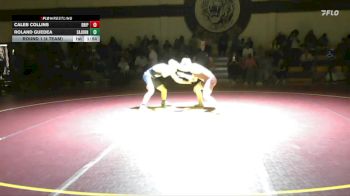 175 lbs Round 1 (4 Team) - Caleb Collins, Dripping Springs High School vs Roland Guedea, San Antonio Johnson
