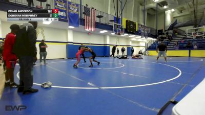 132 lbs Rr Rnd 1 - Ethan Anderson, Tulsa Memorial vs Donovan Humphrey, Edison Eagles