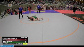 140 lbs Semis & 1st Wrestleback (8 Team) - Nate Baurer, Colton vs Jamarcus Gonzalez, Kennedy