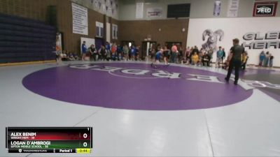 Exhibition 4 lbs Round 1 (6 Team) - Logan D`Ambrogi, Upton Middle School vs Alex Benim, Wright/HEM