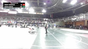 138 lbs Quarterfinal - Jeratt Robinson, Minico vs Aidan Larson, Hermiston Oregon