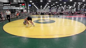 126 lbs Rr Rnd 2 - Sam Miller, TNWC White vs JanMichael Broche, KongKrete Wrestling Academy