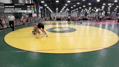 126 lbs Rr Rnd 2 - Sam Miller, TNWC White vs JanMichael Broche, KongKrete Wrestling Academy