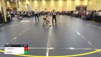 75 lbs 7th Place - Owen Lisowski, Southern Tioga vs Collin Beattie, McGuffey