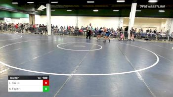 285 lbs Round Of 16 - Luke Cox, OH vs Austin Foye, FL