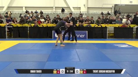 Trent Jordan McGuffin vs Omar Taher 2025 World IBJJF Jiu-Jitsu No-Gi Championship