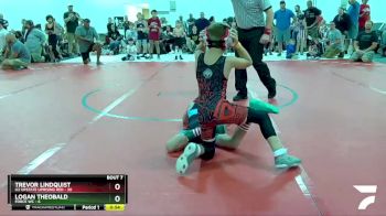 68 lbs Round 2 (8 Team) - Trevor Lindquist, U2 Upstate Uprising Red vs Logan Theobald, Force WC