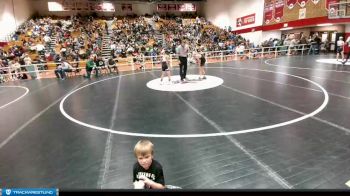 91 lbs Cons. Round 4 - Raiden Moreno, Worland Middle School vs James Schaeffer, Powell Middle School