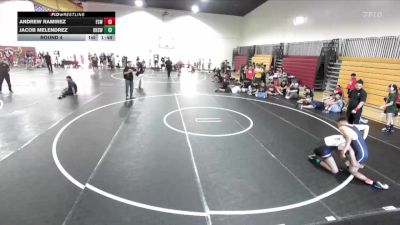 144 lbs Round 4 - Andrew Ramirez, Fifth Sun Wc vs Jacob Melendrez, Downey High School Wrestling
