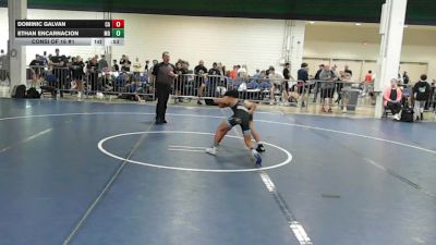 80 lbs Consi Of 16 #1 - Dominic Galvan, CA vs Ethan Encarnacion, MD