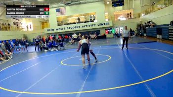 285 lbs Round 3 (6 Team) - Austin Richens, Northwest College vs Zaman Anwar, Iowa Central Community College