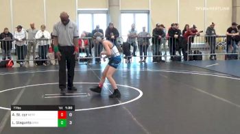 77 lbs Prelims - Adam St. Cyr, Maine Trappers MS vs Luca Giagunto, Apex MS