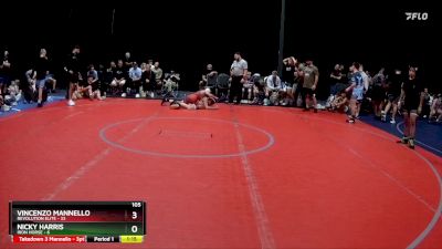 105 lbs Placement (4 Team) - Vincenzo Mannello, Revolution Elite vs Nicky Harris, Iron Horse