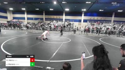 123 lbs Quarterfinal - Hunter Henry, Outlaws WC vs Joseph Moreno, Hawkeye WC