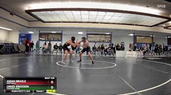 150 lbs Cons. Round 3 - Judah Brazle, Post Falls vs Creed Erickson, Thunder Ridge