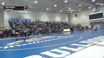 150 lbs Quarterfinal - Roman Lee, Pontotoc City vs Tripp Nowlin, Saltillo High School