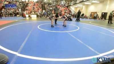 52 lbs Consi Of 4 - Rowan Runk, Sperry Wrestling Club vs Deryk Justice, Tahlequah