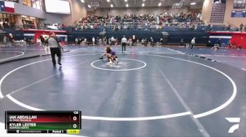 126 lbs Cons. Round 3 - Kyler Lester, Norman North vs Ian Abdallah, El Paso Franklin