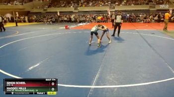 75 lbs Cons. Semi - Maddex Mills, STMA (St. Michael/Albertville) vs Simon Scheel, K-M