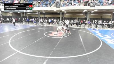 132 lbs Cons. Round 1 - Cayden Park, Washington vs Julian Gutierrez, Unattached