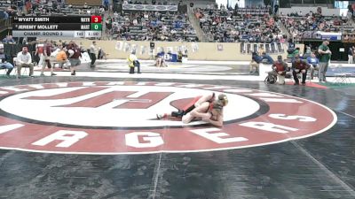 113 lbs Champ. Round 2 - Jeremy Mollett, Martin County High School vs Wyatt Smith, Wayne County