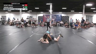 84 lbs Round 3 (6 Team) - Ezekiel Smith, Bay Brawlers vs Wyatt Kelley, Xtreme Team Black