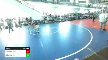 88 lbs Consolation - Chrystian Owens, Mohave WC vs Carson Davies, California