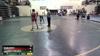 106 lbs Placement - Ladarrius Poellnitz, Mcadory vs Syler Kirsch, Huntsville