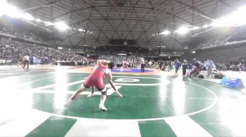 Boys 3A 215 lbs Champ. Round 3 - Brendan Hughes, Mt. Spokane vs Skyler Harty, Central Valley