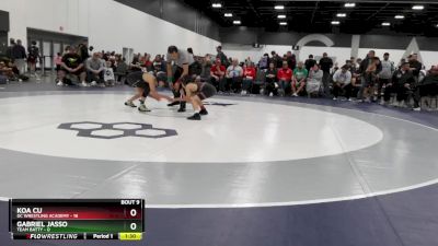 80 lbs Round 3 (6 Team) - Gabriel Jasso, Team Batty vs Koa Cu, DC Wrestling Academy