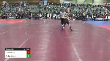 81 lbs Round Of 16 - Charles Evans, Legacy Nevada vs Wyatt Corriea, USA Gold