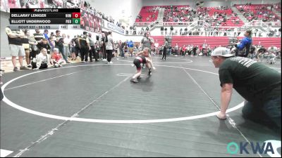 55 lbs Rr Rnd 2 - Dellaray Leniger, Team Nomad vs Elliott Underwood, Piedmont