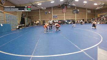 165 lbs Cons. Round 3 - Joshua Leiper, Sierra College vs Cooper Spaulding, Doane