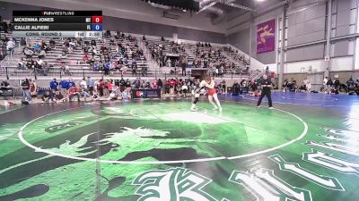 U20 Women - 62 lbs Cons. Round 2 - McKenna Jones, MT vs Callie Alfieri, FL