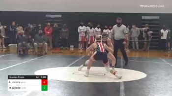 113 lbs Quarterfinal - Anthony Lucera, Annville Cleona vs Marcus Colson, Camp Hill