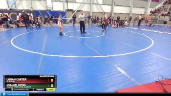 98 lbs Quarterfinal - Logan Carter, Montana vs Declan Jones, Ascend Wrestling Academy