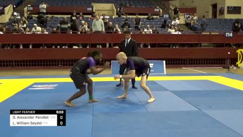 Darrius Alexander Pendleton vs Lyle William Seydel 2024 Pan IBJJF Jiu-Jitsu No-Gi Championship